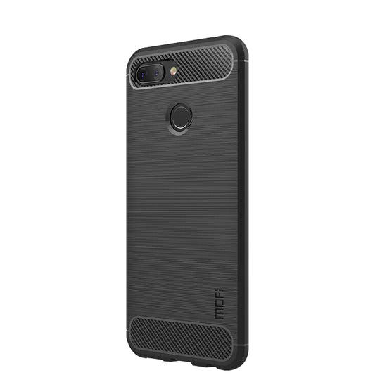 MOFI Carbon Fiber Texture Brushed TPU Phone Case for Xiaomi Mi 8 Lite / Mi 8 Youth (Mi 8X)