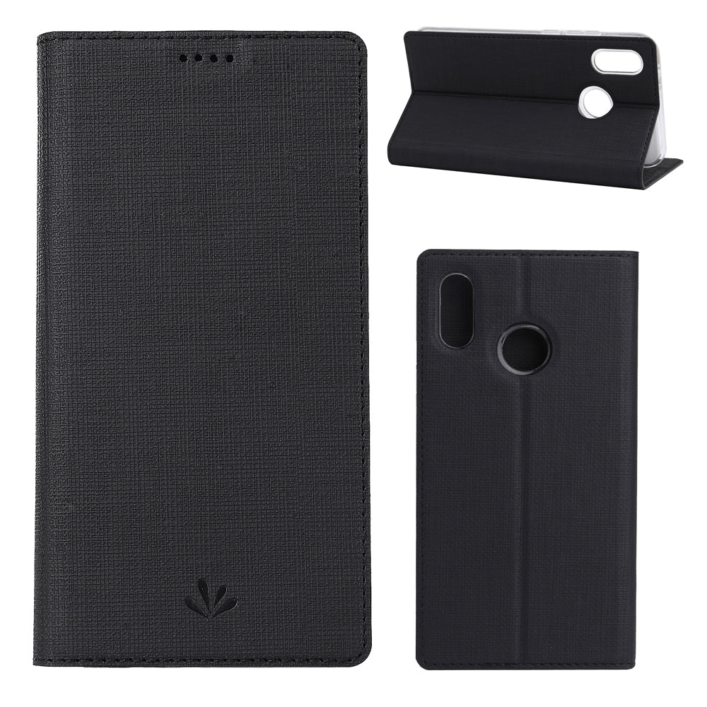 VILI DMX Cross Texture Stand Leather Case with Card Slot for Xiaomi Mi Mix 3 / Mix 3 5G