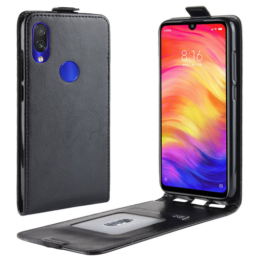 Crazy Horse [Vertical Flip] Leather Protective Case for Xiaomi Redmi Note 7S /Note 7 / Note 7 Pro (India)