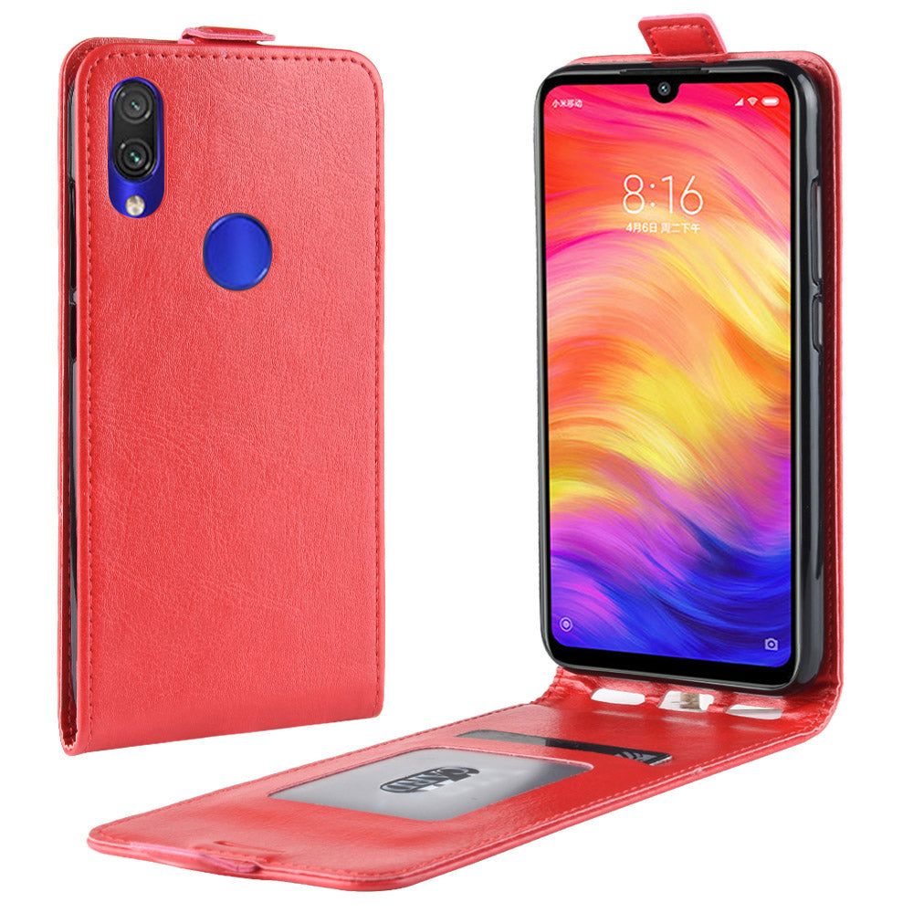 Crazy Horse [Vertical Flip] Leather Protective Case for Xiaomi Redmi Note 7S /Note 7 / Note 7 Pro (India)