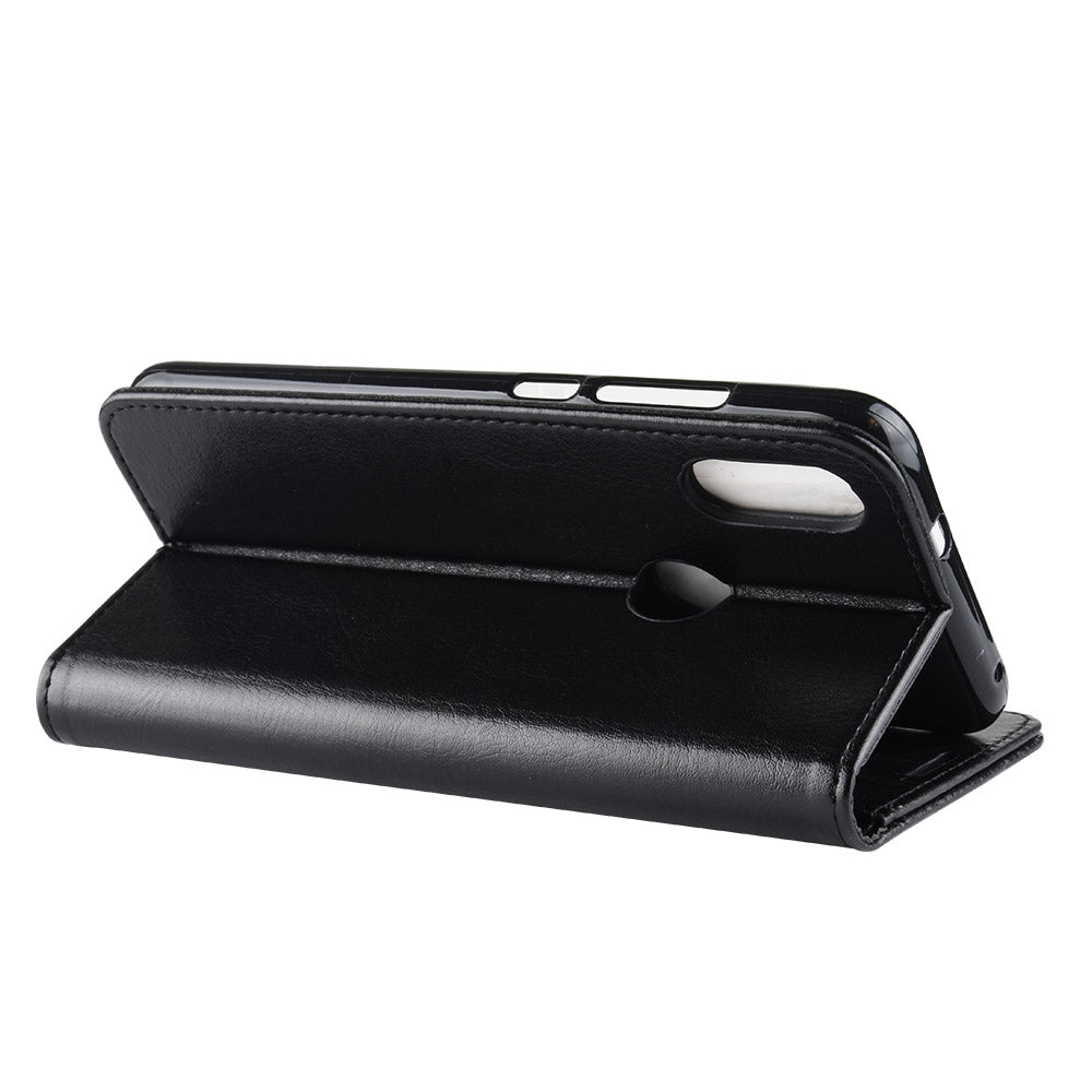 Crazy Horse PU Leather Stand Wallet Flip Case for Xiaomi Redmi Note 7S /Note 7 / Note 7 Pro (India)