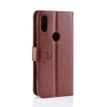 Crazy Horse PU Leather Stand Wallet Flip Case for Xiaomi Redmi Note 7S /Note 7 / Note 7 Pro (India)