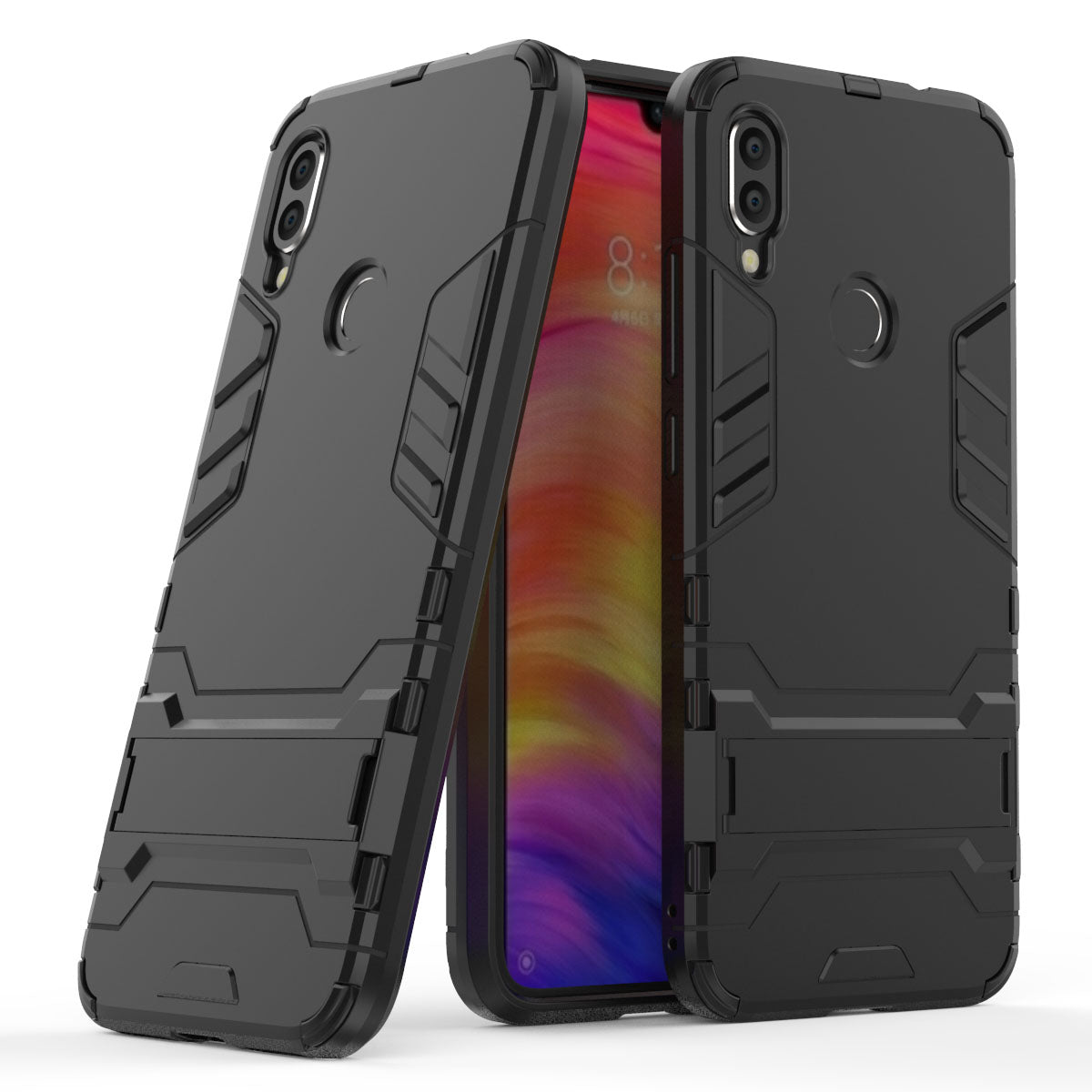 Plastic + TPU Hybrid Case with Kickstand for Xiaomi Redmi Note 7S /Note 7 / Note 7 Pro (India)
