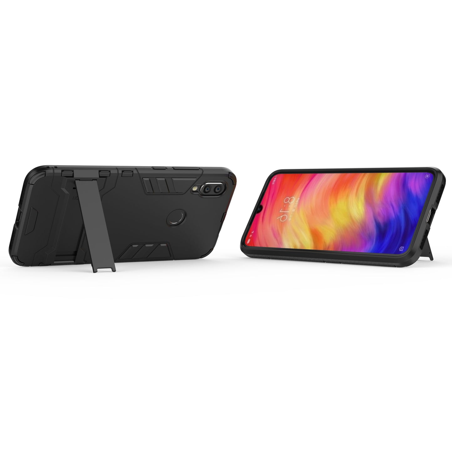 Plastic + TPU Hybrid Case with Kickstand for Xiaomi Redmi Note 7S /Note 7 / Note 7 Pro (India)