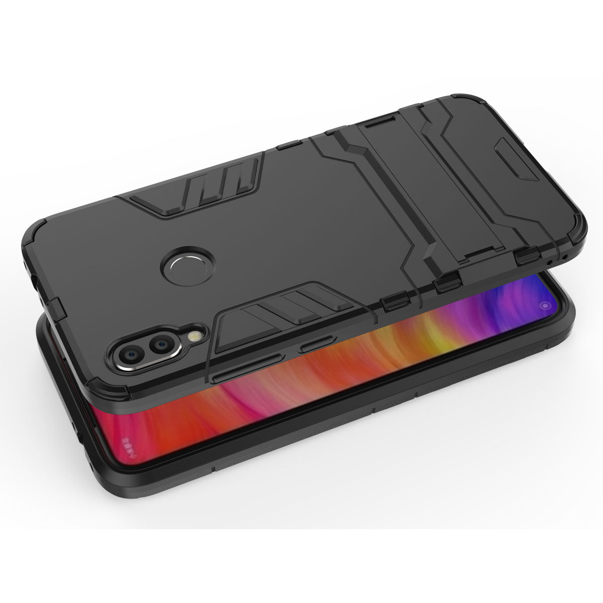 Plastic + TPU Hybrid Case with Kickstand for Xiaomi Redmi Note 7S /Note 7 / Note 7 Pro (India)