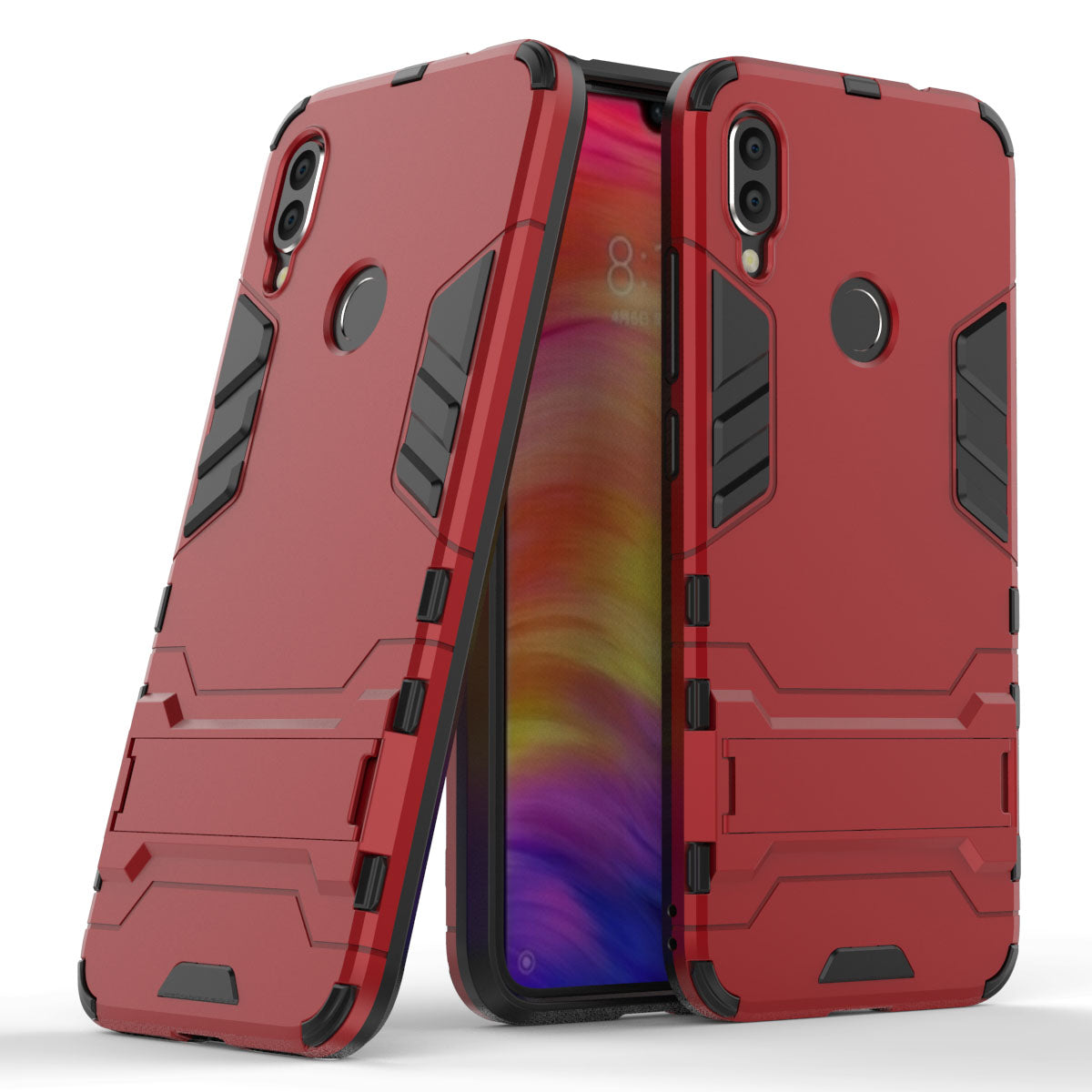 Plastic + TPU Hybrid Case with Kickstand for Xiaomi Redmi Note 7S /Note 7 / Note 7 Pro (India)