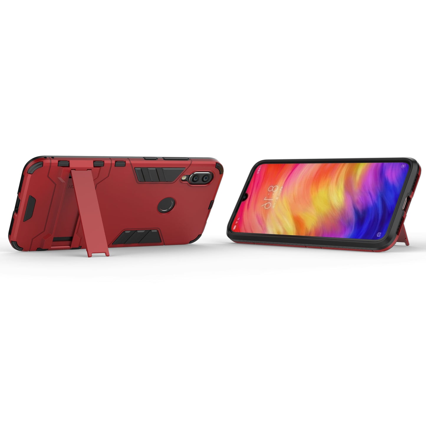 Plastic + TPU Hybrid Case with Kickstand for Xiaomi Redmi Note 7S /Note 7 / Note 7 Pro (India)