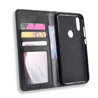 Vintage Style PU Leather Wallet Cover for Xiaomi Redmi Note 7S /Note 7 / Note 7 Pro (India)