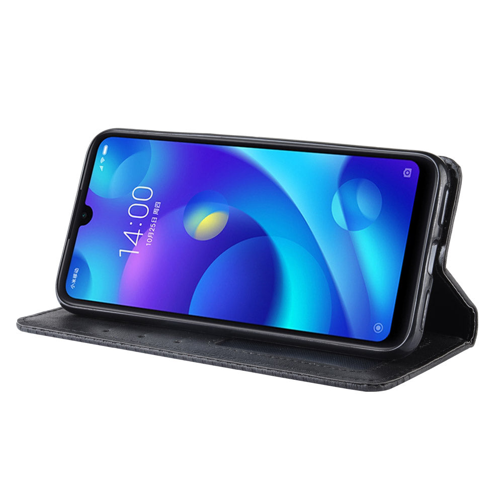 Vintage Style PU Leather Wallet Cover for Xiaomi Redmi Note 7S /Note 7 / Note 7 Pro (India)