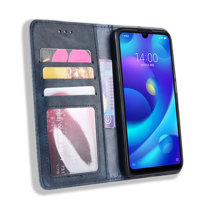 Vintage Style PU Leather Wallet Cover for Xiaomi Redmi Note 7S /Note 7 / Note 7 Pro (India)