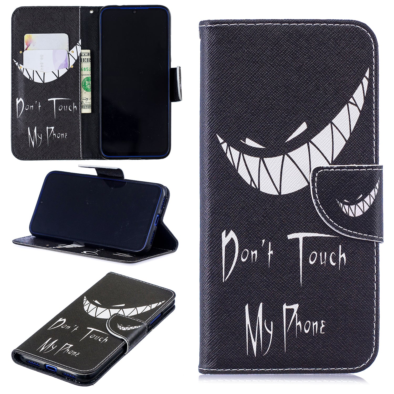 Pattern Printing PU Leather Folio Flip Phone Cover for Xiaomi Redmi Note 7S /Note 7