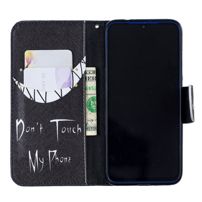 Pattern Printing PU Leather Folio Flip Phone Cover for Xiaomi Redmi Note 7S /Note 7