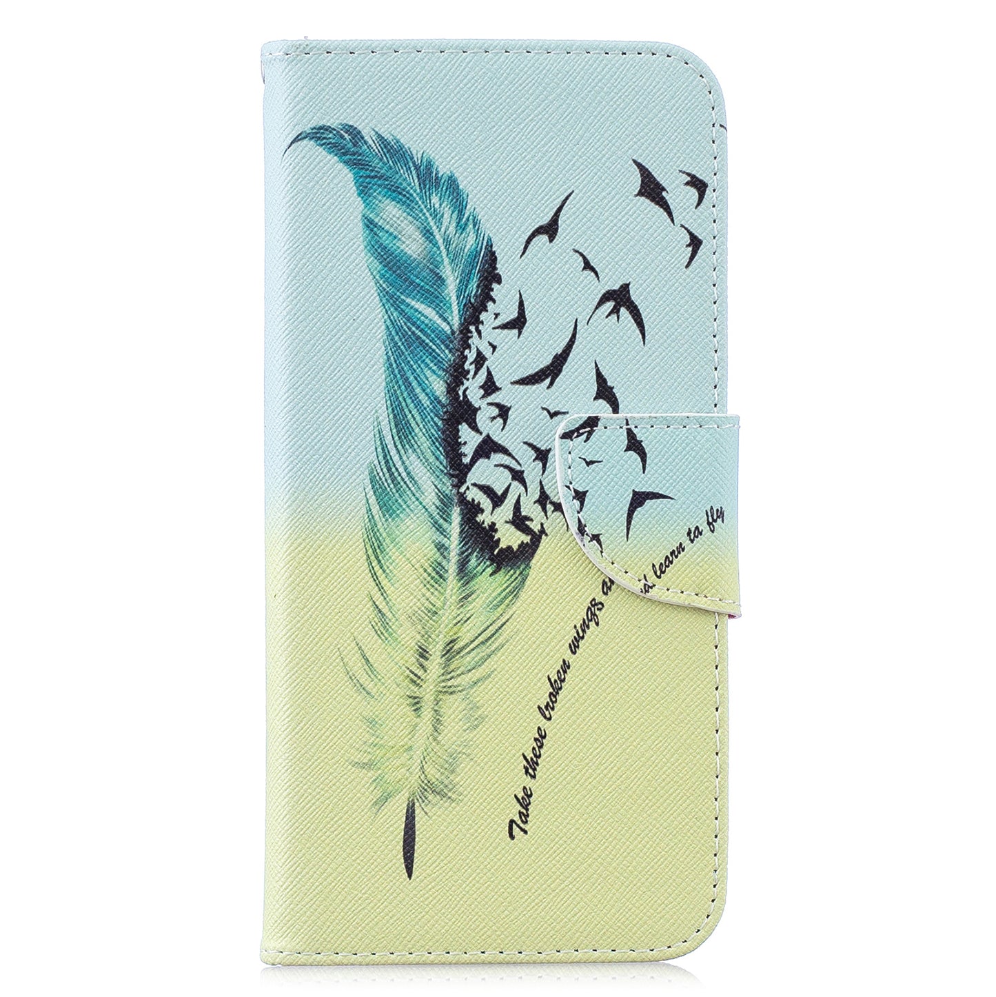 Pattern Printing PU Leather Folio Flip Phone Cover for Xiaomi Redmi Note 7S /Note 7