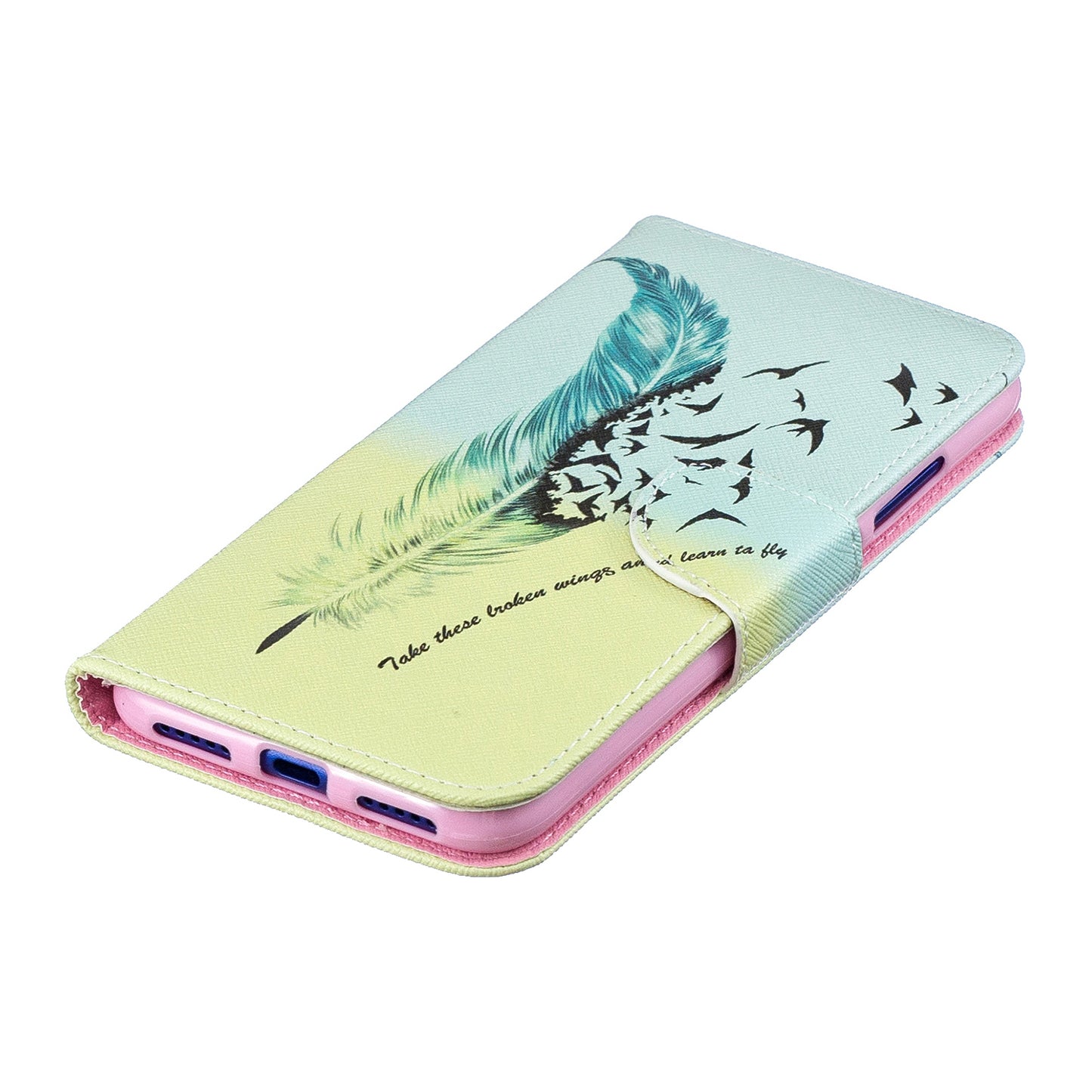 Pattern Printing PU Leather Folio Flip Phone Cover for Xiaomi Redmi Note 7S /Note 7
