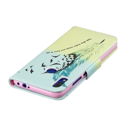 Pattern Printing PU Leather Folio Flip Phone Cover for Xiaomi Redmi Note 7S /Note 7