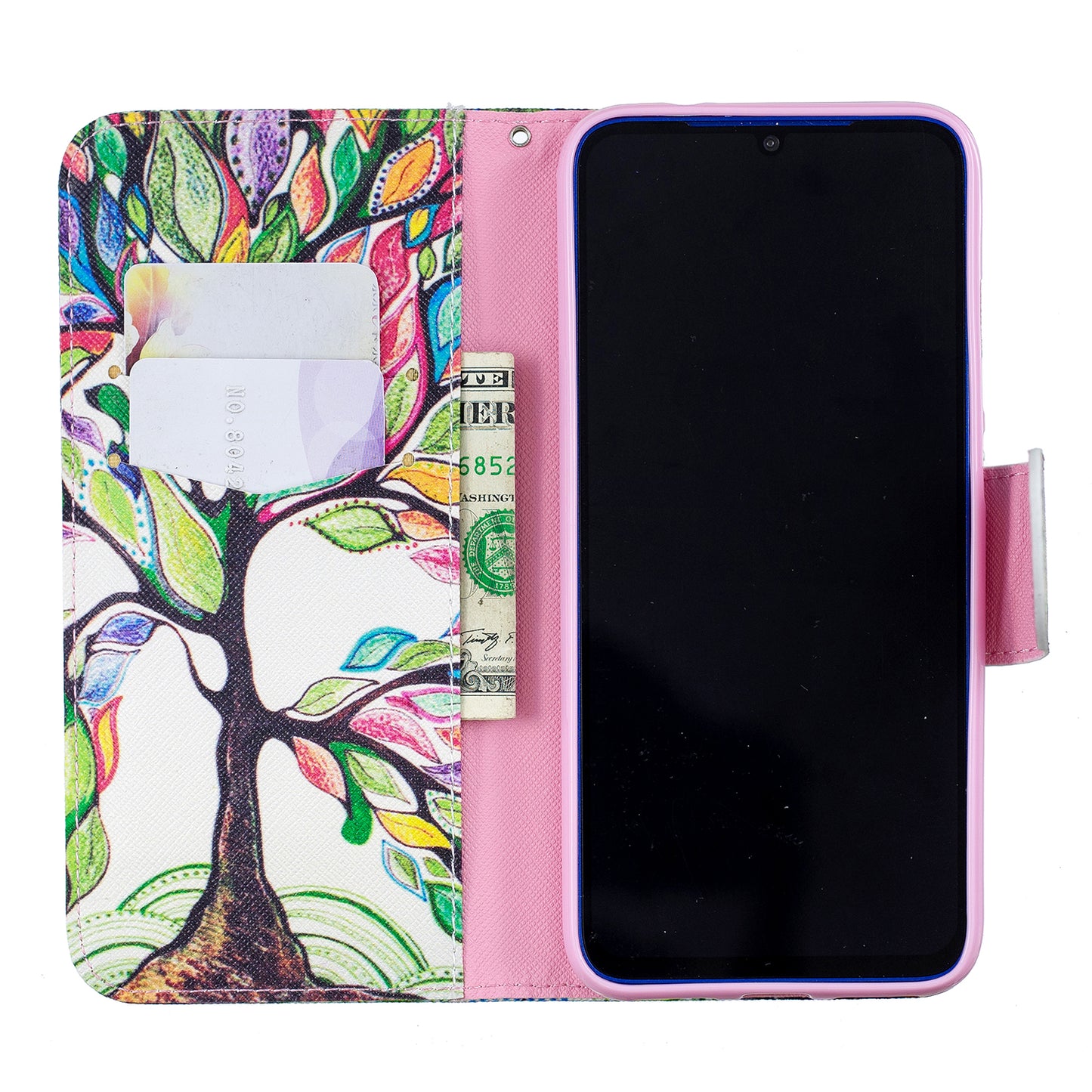 Pattern Printing PU Leather Folio Flip Phone Cover for Xiaomi Redmi Note 7S /Note 7
