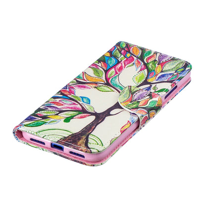 Pattern Printing PU Leather Folio Flip Phone Cover for Xiaomi Redmi Note 7S /Note 7