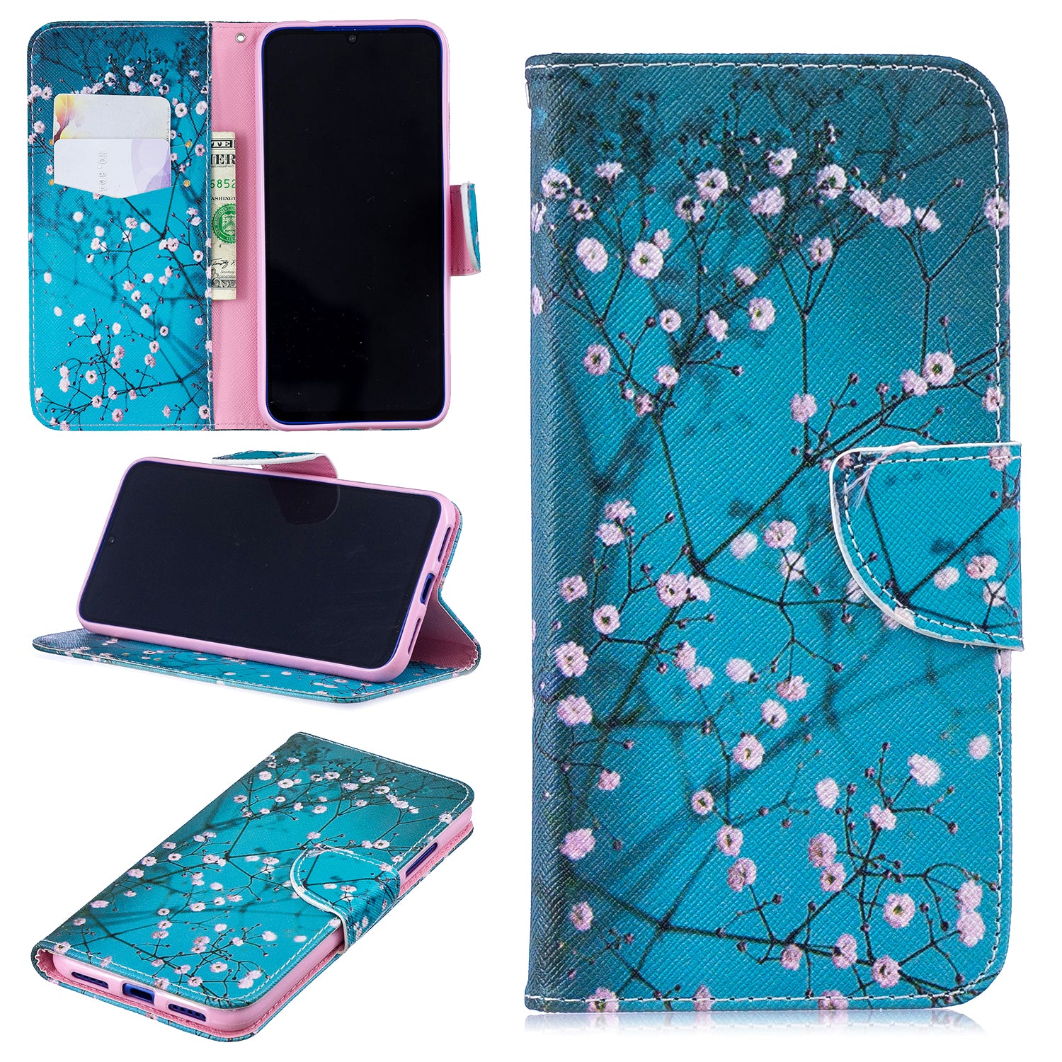 Pattern Printing PU Leather Folio Flip Phone Cover for Xiaomi Redmi Note 7S /Note 7