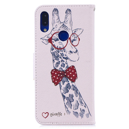 Pattern Printing PU Leather Folio Flip Phone Cover for Xiaomi Redmi Note 7S /Note 7