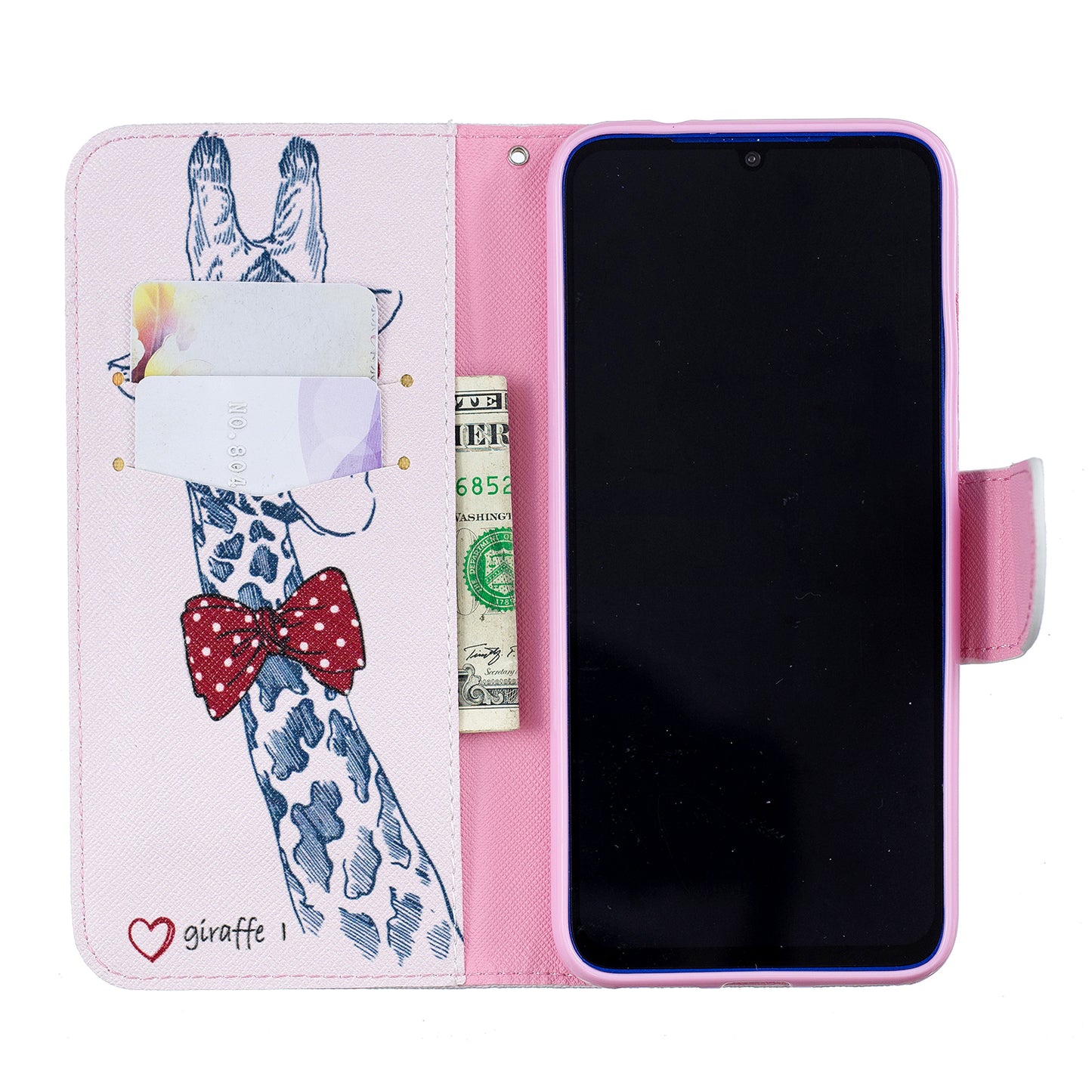 Pattern Printing PU Leather Folio Flip Phone Cover for Xiaomi Redmi Note 7S /Note 7