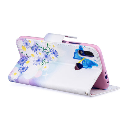 Pattern Printing PU Leather Folio Flip Phone Cover for Xiaomi Redmi Note 7S /Note 7
