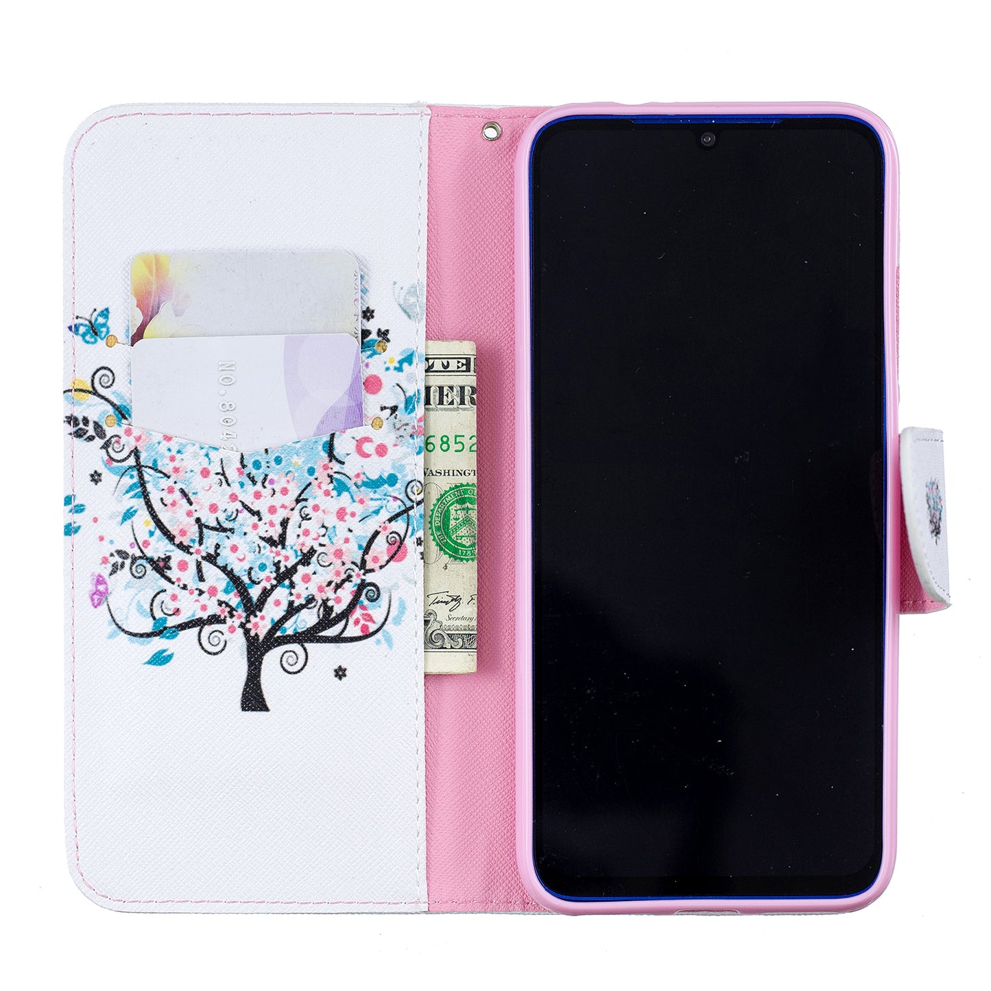 Pattern Printing PU Leather Folio Flip Phone Cover for Xiaomi Redmi Note 7S /Note 7
