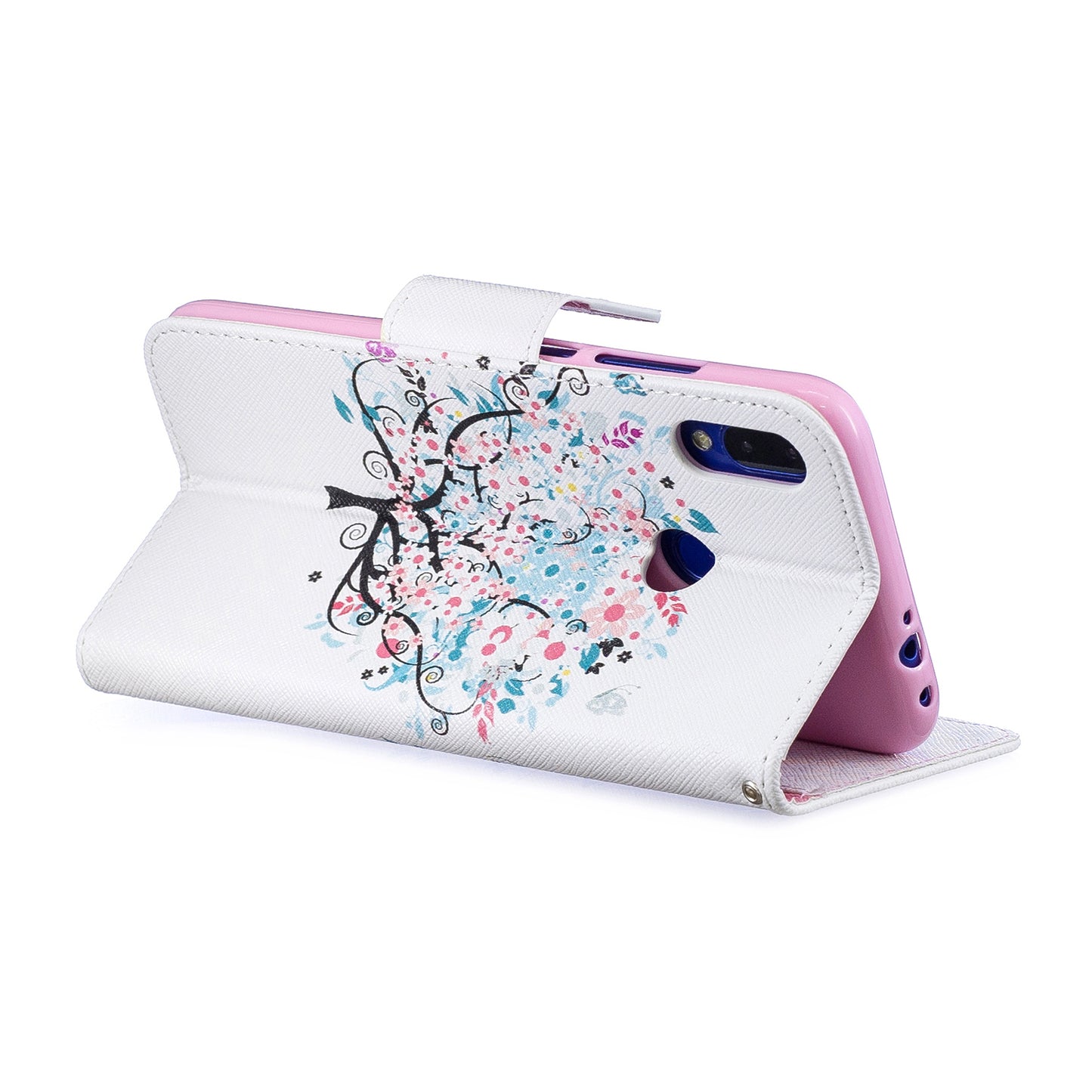 Pattern Printing PU Leather Folio Flip Phone Cover for Xiaomi Redmi Note 7S /Note 7
