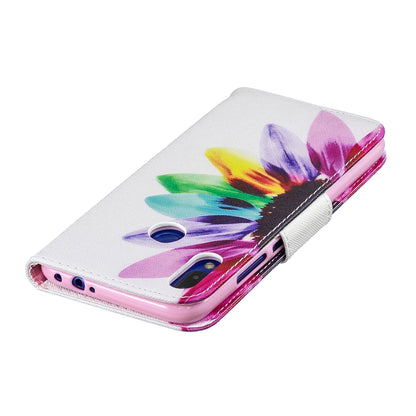 Pattern Printing PU Leather Folio Flip Phone Cover for Xiaomi Redmi Note 7S /Note 7