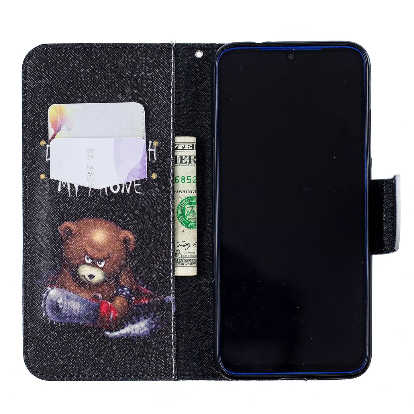 Pattern Printing PU Leather Folio Flip Phone Cover for Xiaomi Redmi Note 7S /Note 7