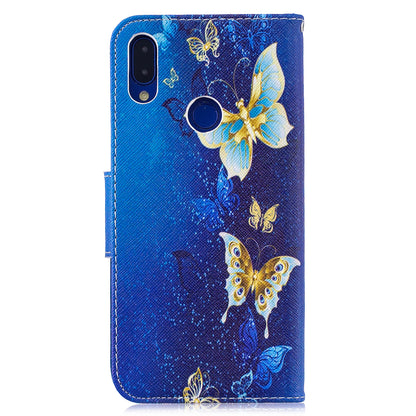 Pattern Printing Leather Wallet Case for Xiaomi Redmi Note 7S /Note 7 / Note 7 Pro (India)