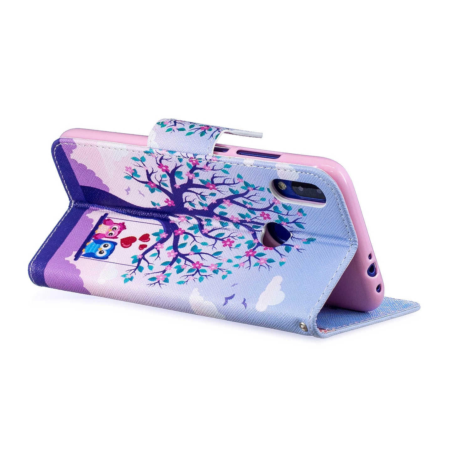 Pattern Printing Leather Wallet Case for Xiaomi Redmi Note 7S /Note 7 / Note 7 Pro (India)