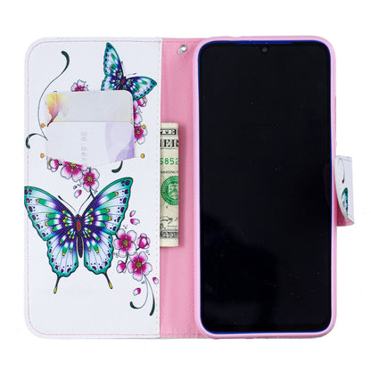 Pattern Printing Leather Wallet Case for Xiaomi Redmi Note 7S /Note 7 / Note 7 Pro (India)