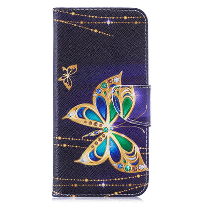 Pattern Printing Leather Wallet Case for Xiaomi Redmi Note 7S /Note 7 / Note 7 Pro (India)