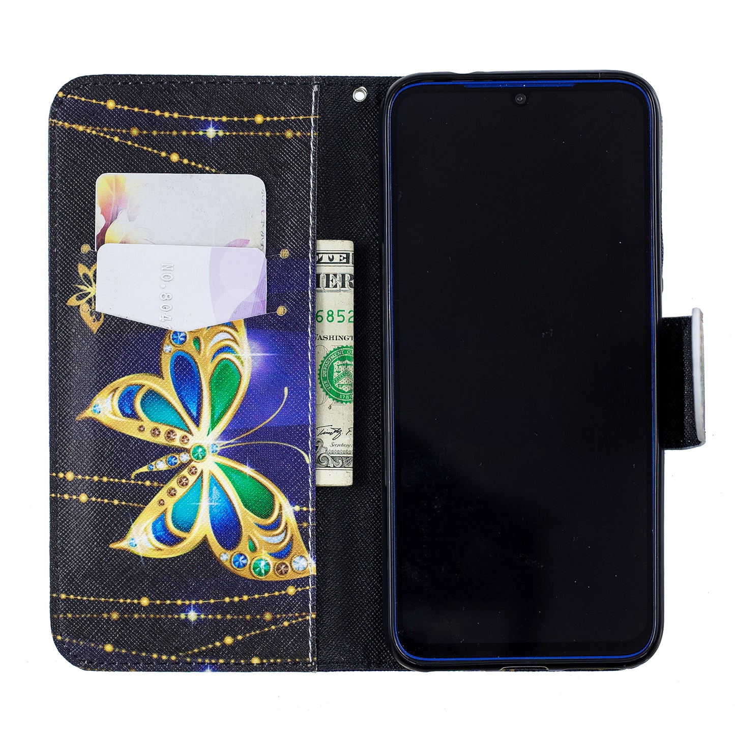 Pattern Printing Leather Wallet Case for Xiaomi Redmi Note 7S /Note 7 / Note 7 Pro (India)