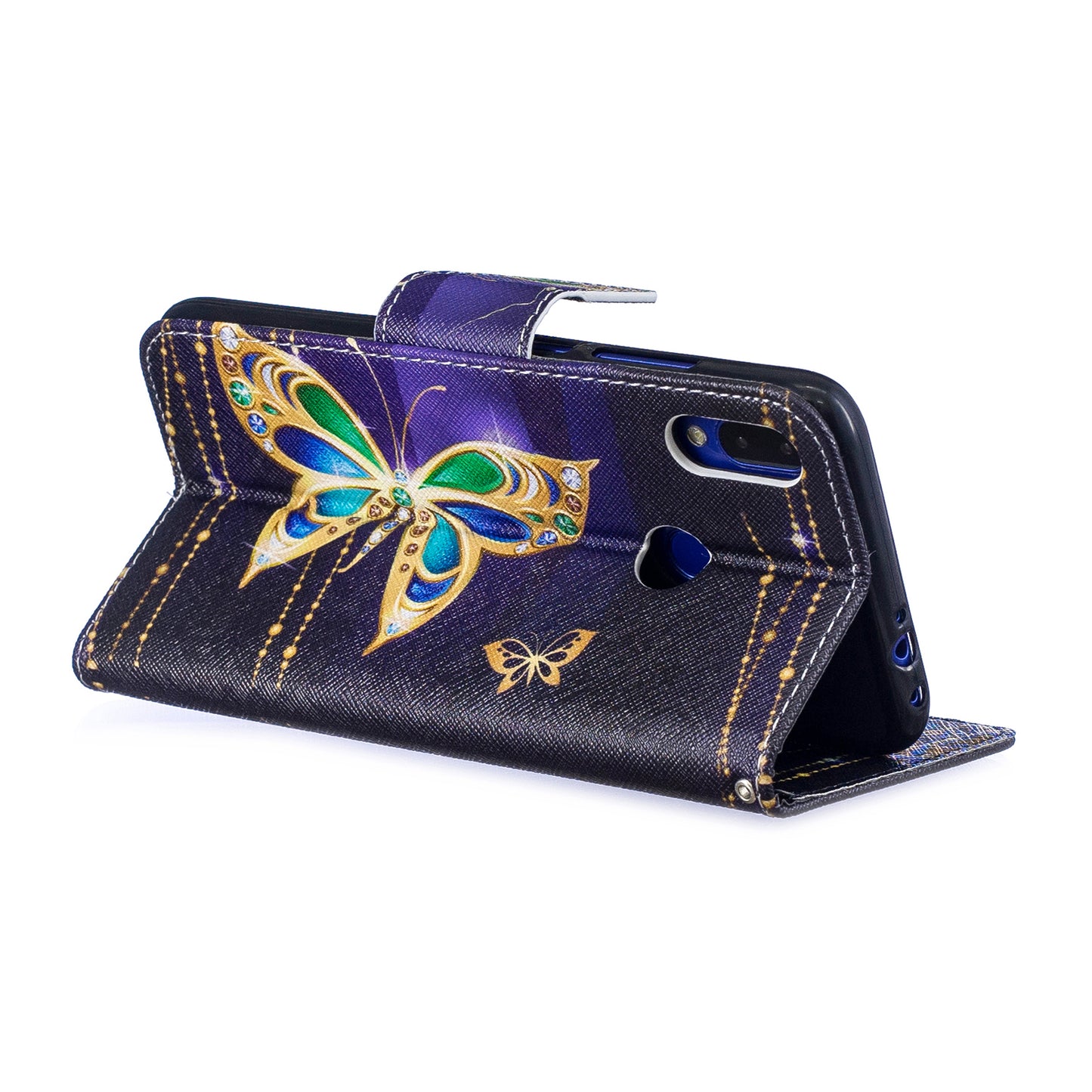 Pattern Printing Leather Wallet Case for Xiaomi Redmi Note 7S /Note 7 / Note 7 Pro (India)