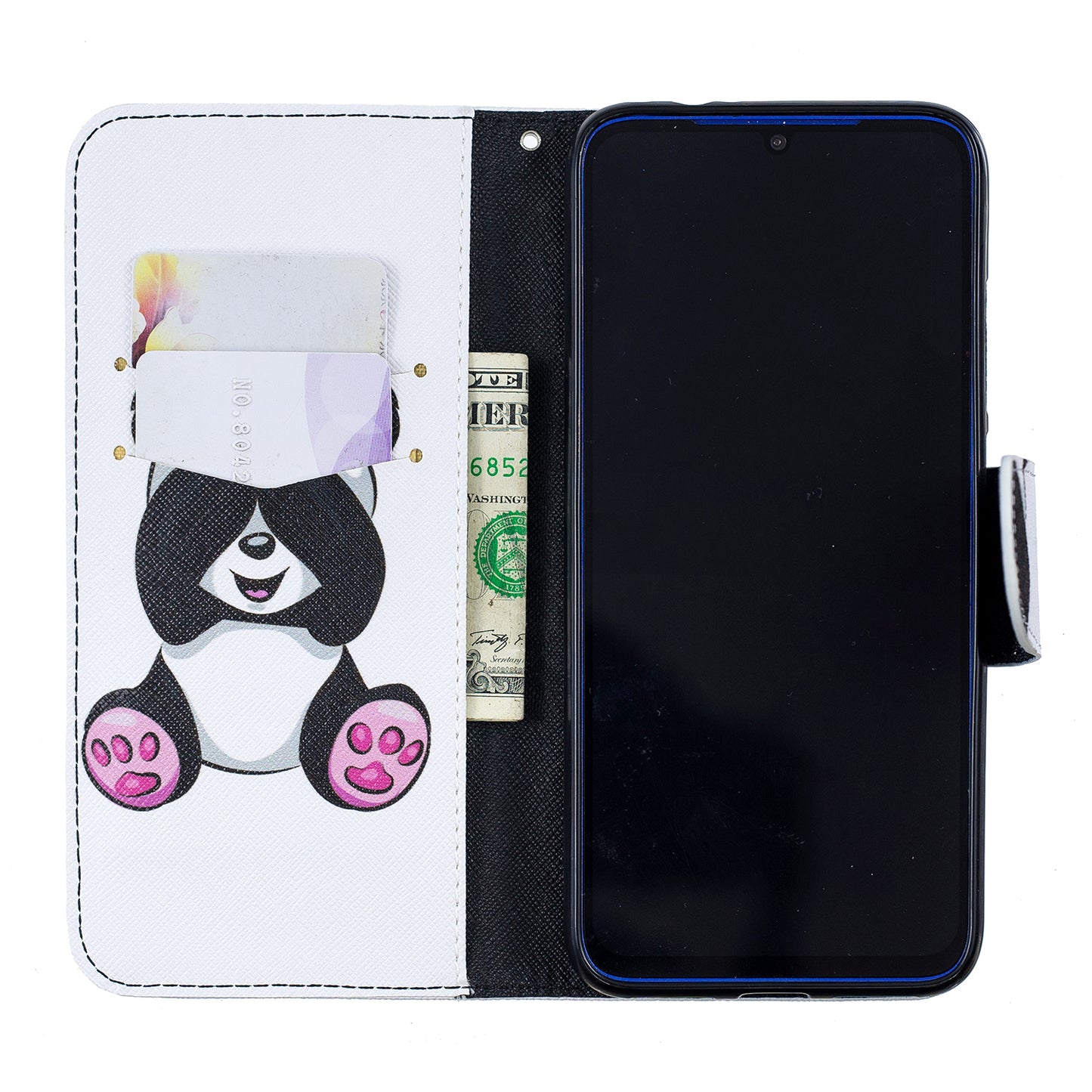 Pattern Printing Leather Wallet Case for Xiaomi Redmi Note 7S /Note 7 / Note 7 Pro (India)