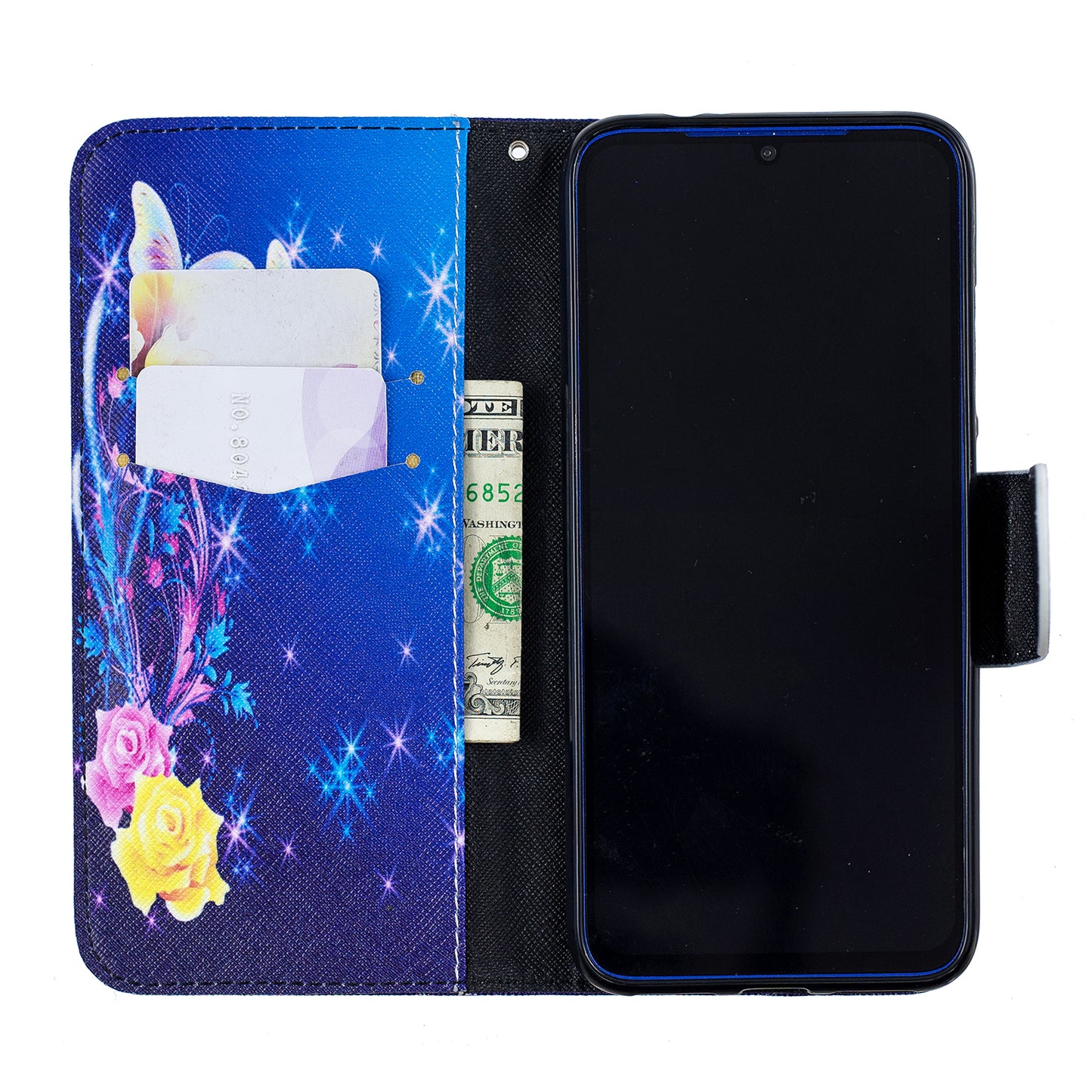 Pattern Printing Leather Wallet Case for Xiaomi Redmi Note 7S /Note 7 / Note 7 Pro (India)