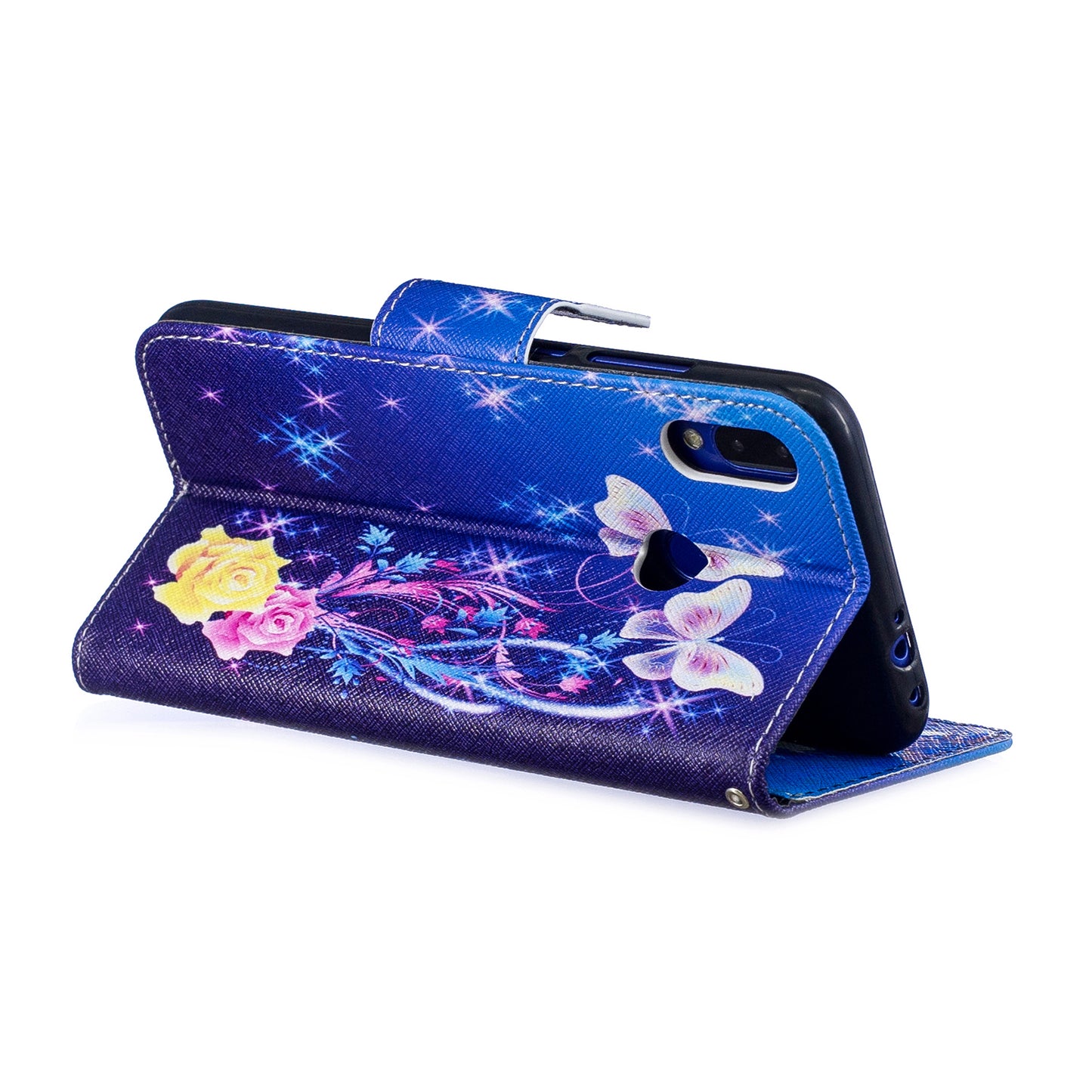 Pattern Printing Leather Wallet Case for Xiaomi Redmi Note 7S /Note 7 / Note 7 Pro (India)