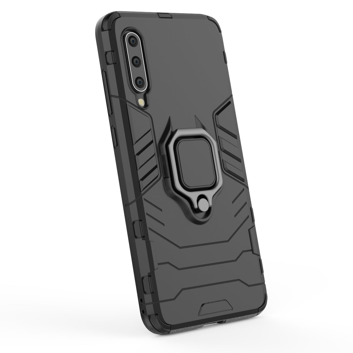 Cool Guard Ring Holder Kickstand PC TPU Hybrid Case for Xiaomi Mi 9