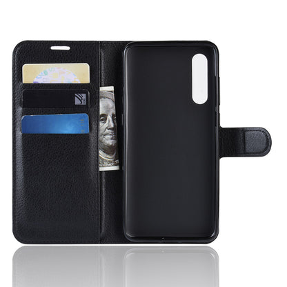 Litchi Skin PU Leather Magnetic Wallet Protective Case for Xiaomi Mi 9