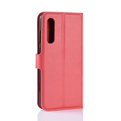 Litchi Skin PU Leather Magnetic Wallet Protective Case for Xiaomi Mi 9