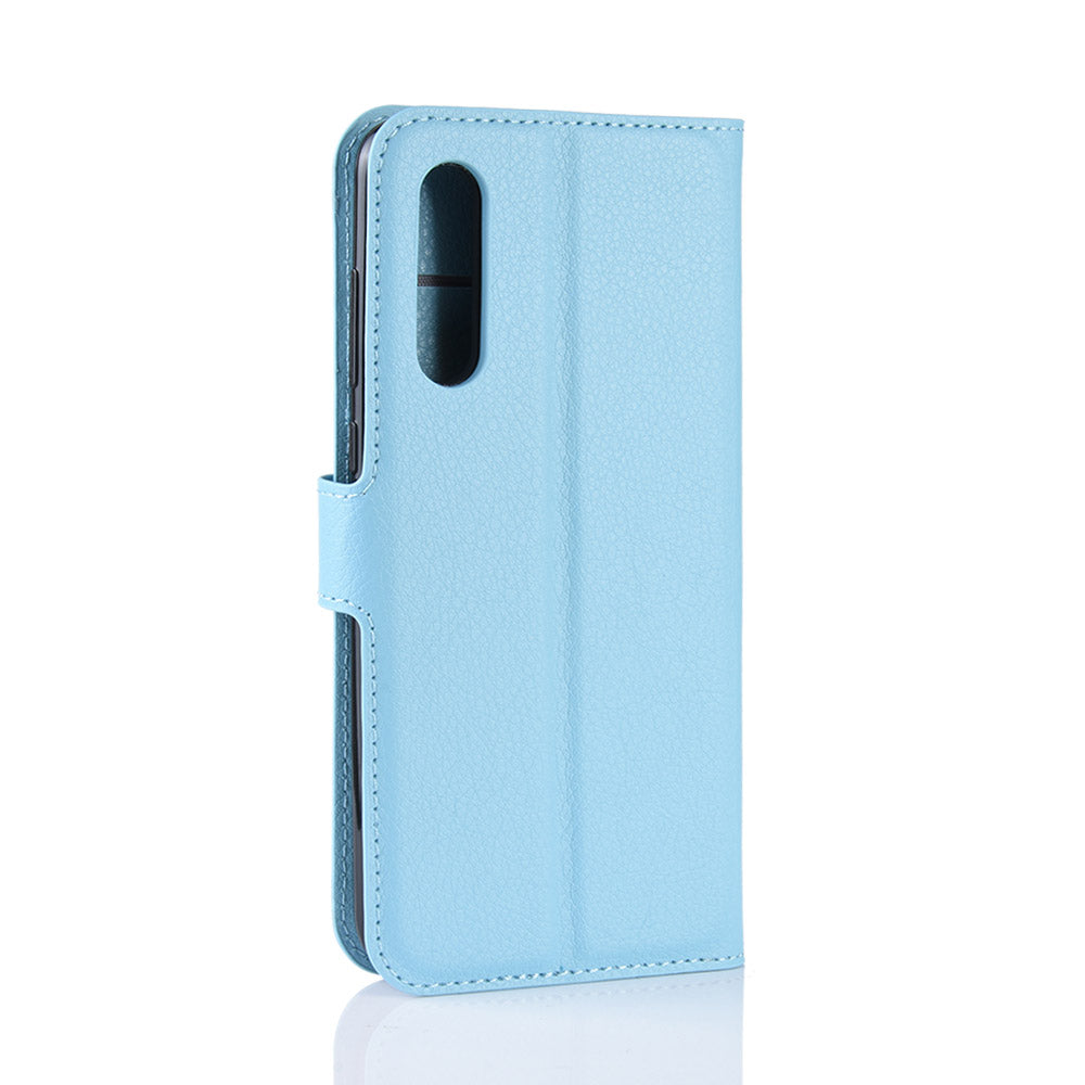 Litchi Skin PU Leather Magnetic Wallet Protective Case for Xiaomi Mi 9