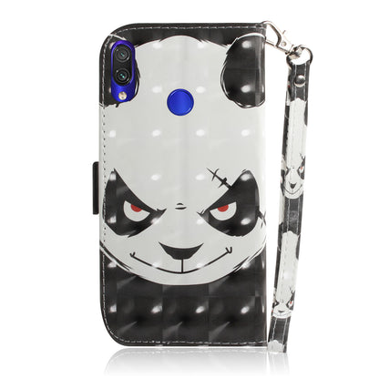 Pattern Printing Light Spot Decor Leather Wallet Case for Xiaomi Redmi Note 7S / Note 7 / Note 7 Pro (India)