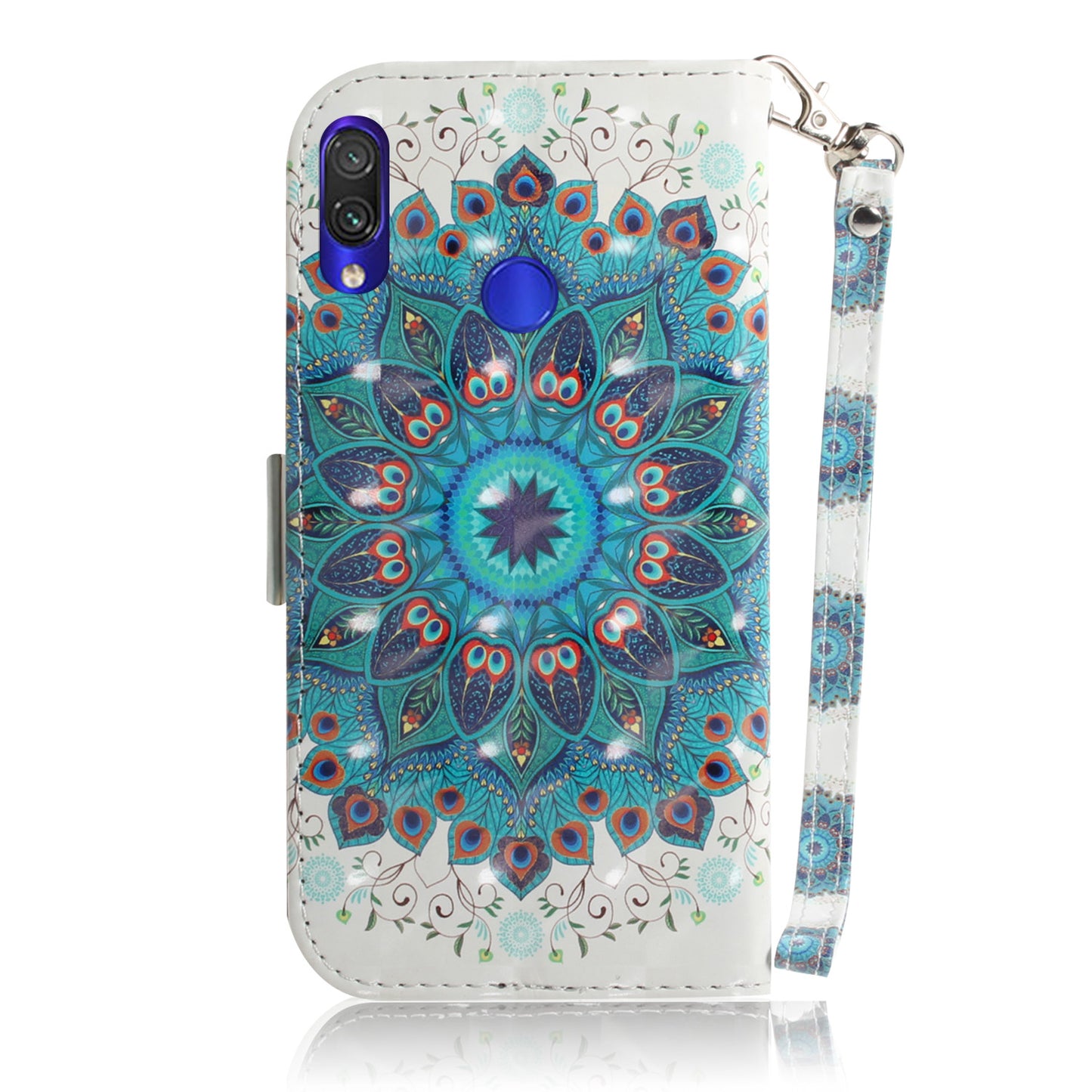 Pattern Printing Light Spot Decor Leather Wallet Case for Xiaomi Redmi Note 7S / Note 7 / Note 7 Pro (India)