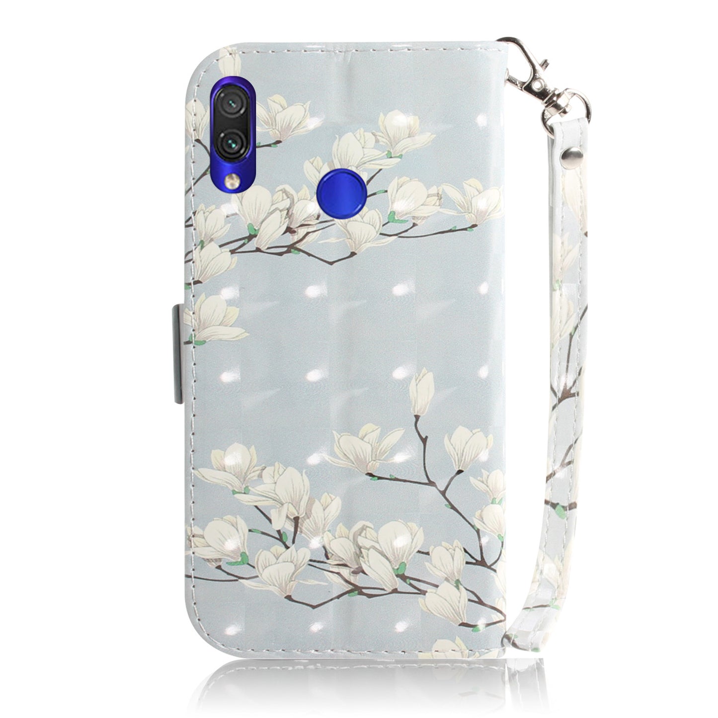 Pattern Printing Light Spot Decor Leather Wallet Case for Xiaomi Redmi Note 7S / Note 7 / Note 7 Pro (India)