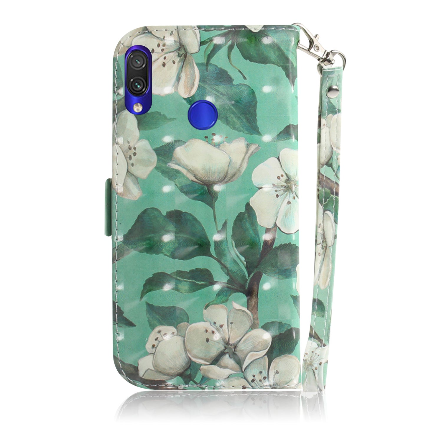 Pattern Printing Light Spot Decor Leather Wallet Case for Xiaomi Redmi Note 7S / Note 7 / Note 7 Pro (India)