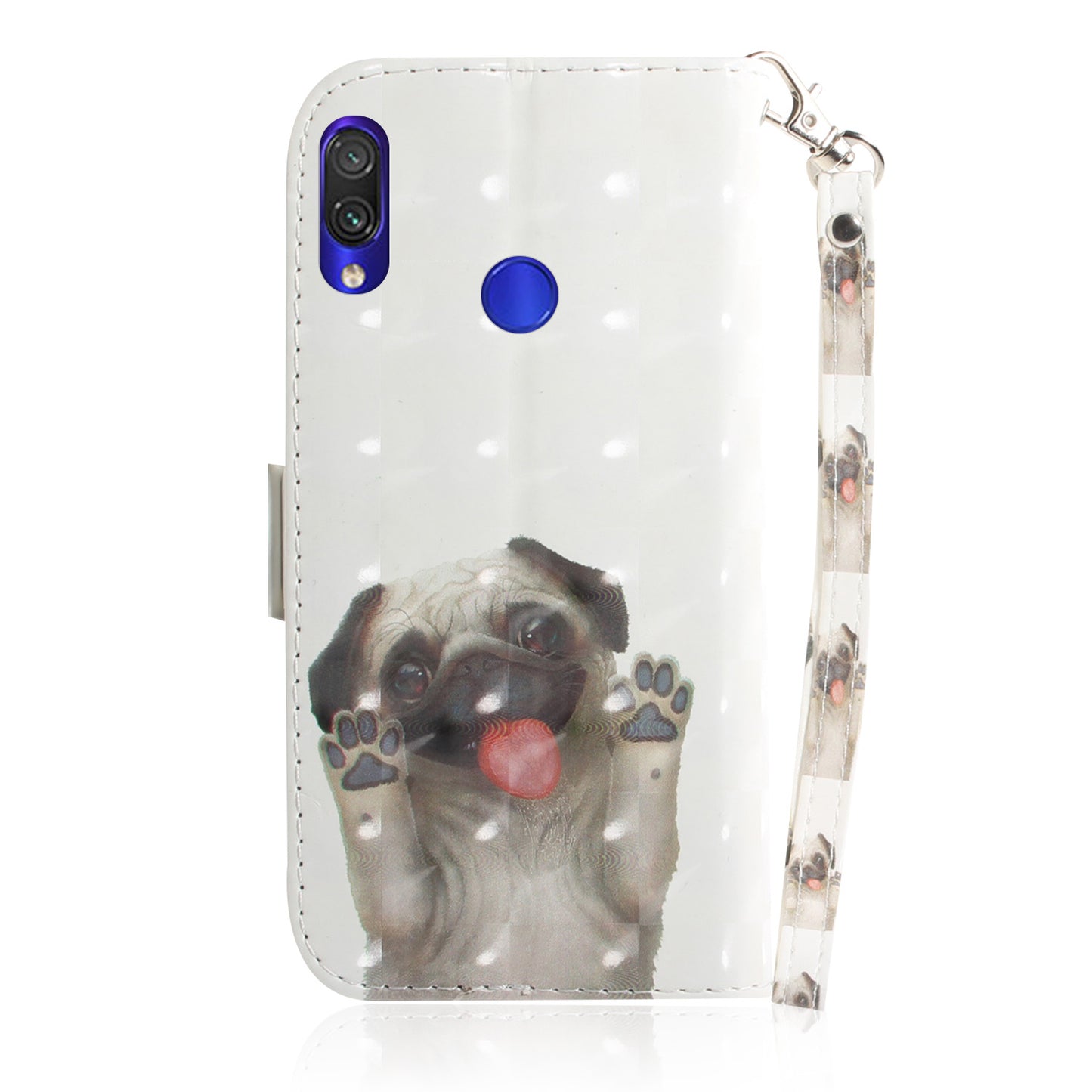 Pattern Printing Light Spot Decor Leather Wallet Case for Xiaomi Redmi Note 7S / Note 7 / Note 7 Pro (India)