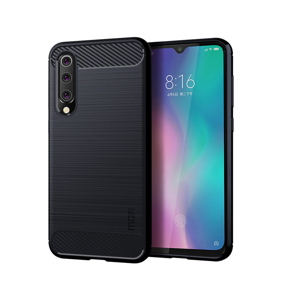 MOFI Carbon Fiber Texture Brushed TPU Cover for Xiaomi Mi 9 SE