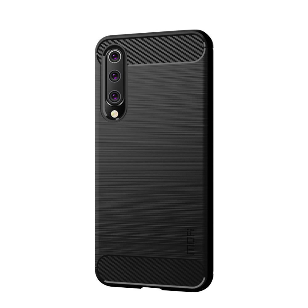 MOFI Carbon Fiber Texture Brushed TPU Cover for Xiaomi Mi 9 SE