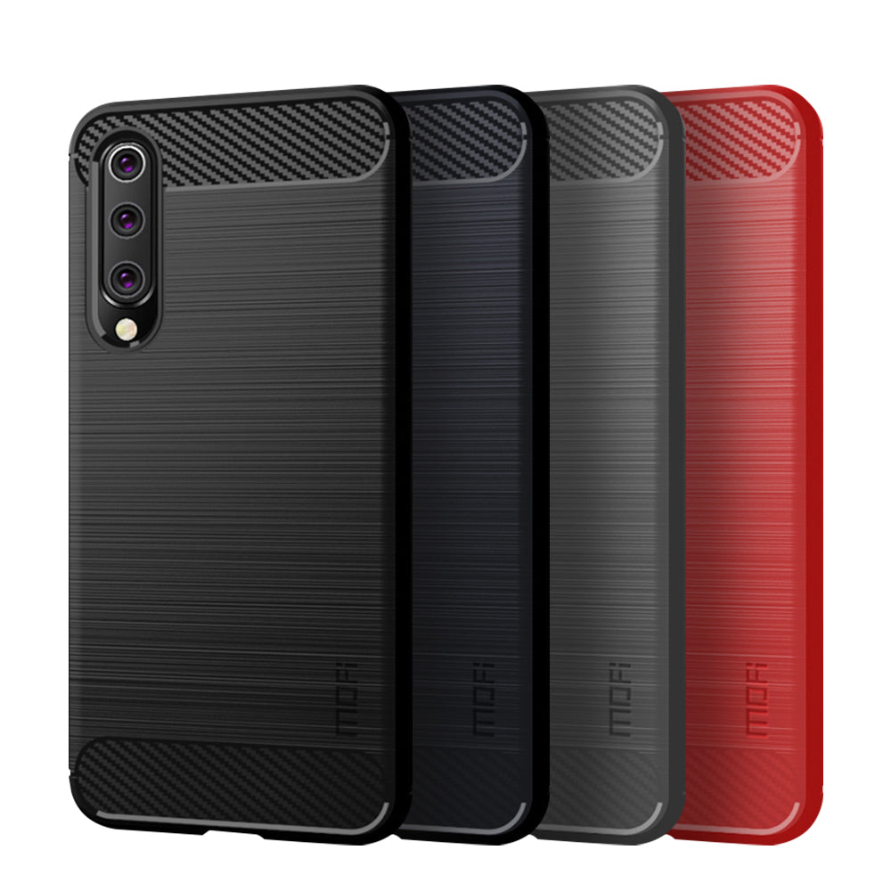 MOFI Carbon Fiber Texture Brushed TPU Cover for Xiaomi Mi 9 SE